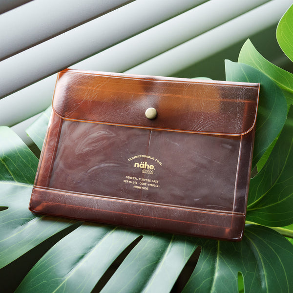 nahe General Purpose Case A6 多用途收納袋 棕色