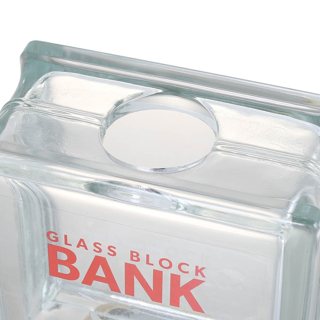 Dulton玻璃存錢筒 "GLASS BLOCK BANK"