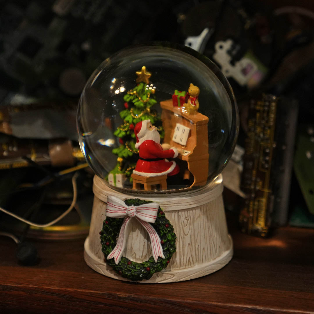 Dulton 彈琴聖誕老人雪球