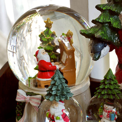 Dulton 彈琴聖誕老人雪球